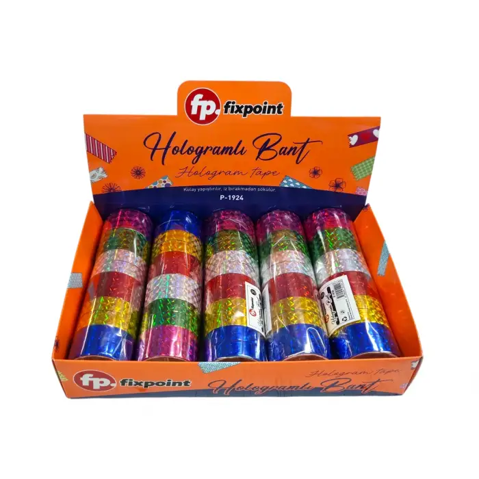 FİXPOİNT HOLOGRAMLI RENKLİ BANT 2MT P-1924 (KT-60LI)