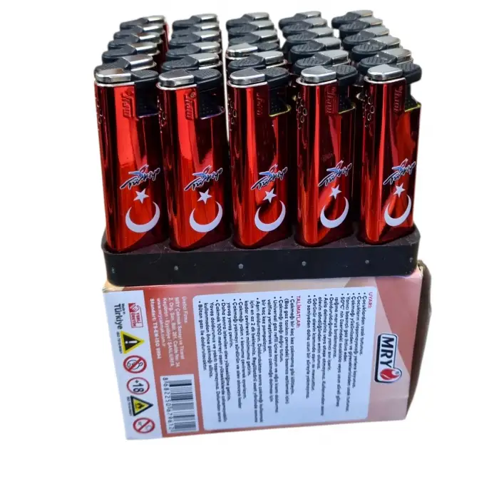 MRY METAL KAPAKLI JET CEP ÇAKMAK (PKT-30 LU)