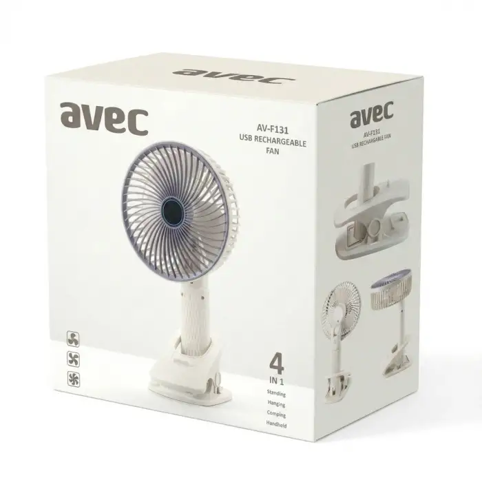 AVEC FAN USB ŞARJLI AV-F131
