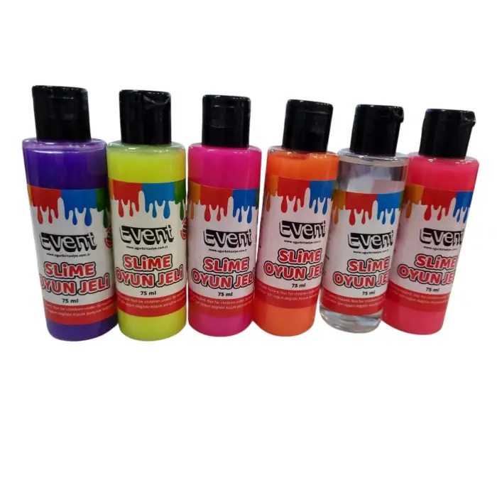 EVENT KARIŞIK RENK SLİME OYUN JELİ (PKT-12Lİ)
