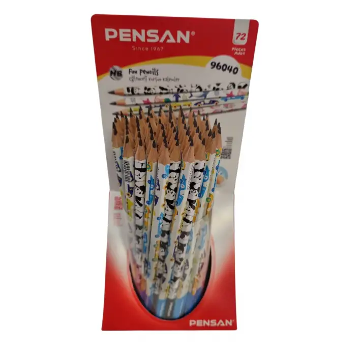 PENSAN KARIŞIK FLİMLİ KURŞUN KALEM 96040(PKT 72Lİ )