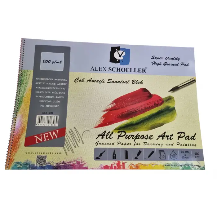 ALEX 35X50 200 GR LÜKS RESİM DEFTERİ ALX-892