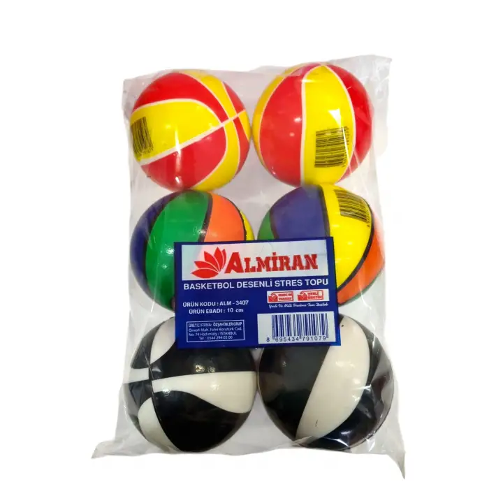 ALMİRAN İMA STRES TOPU 10 CM BÜYÜK (PKT-6 LI)