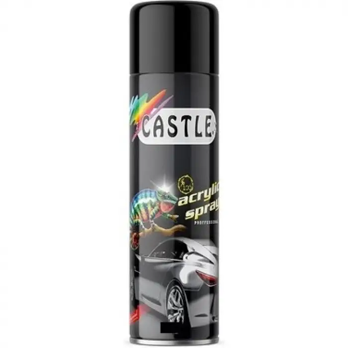 CASTLE SPREY BOYA MAT SİYAH 400 ML