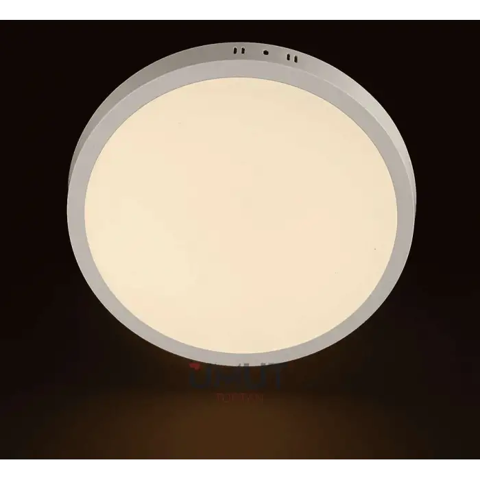 NOAS PANEL LED YUVARLAK S/Ü 24 W SİYAH KASA YL14-2400-S