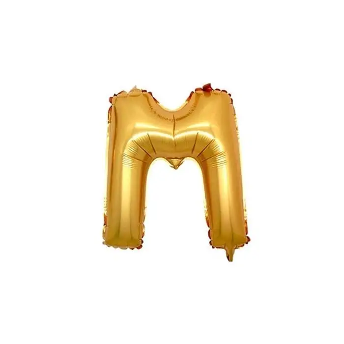 40X102 CM M HARFLİ ALTIN FOLYO BALON