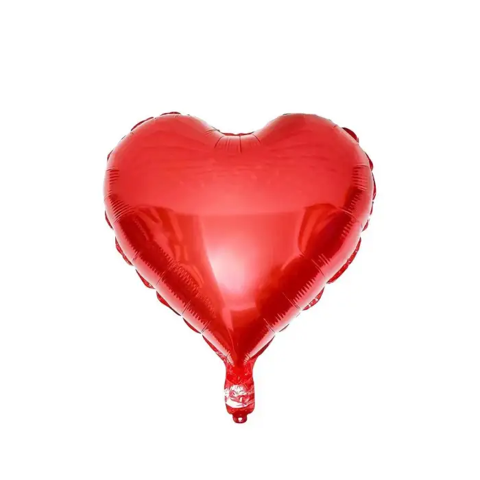 18/45 CM KIRMIZI KALP FOLYO BALON