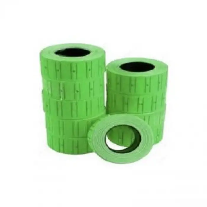 X5TECH FİYAT ETİKETİ YEŞİL 12X21(KT-24 LÜ)