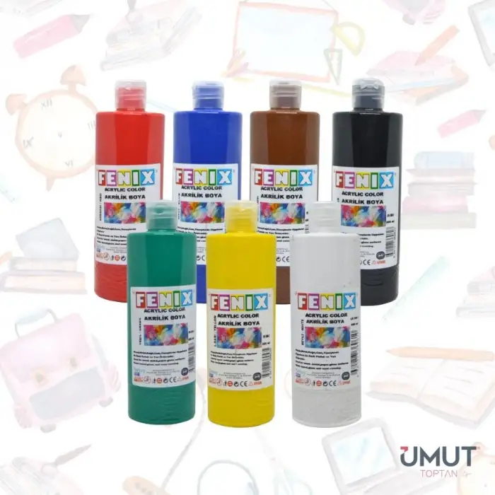FENİX YEŞİL AKRİLİK BOYA 75 ML (PKT-6 LI)