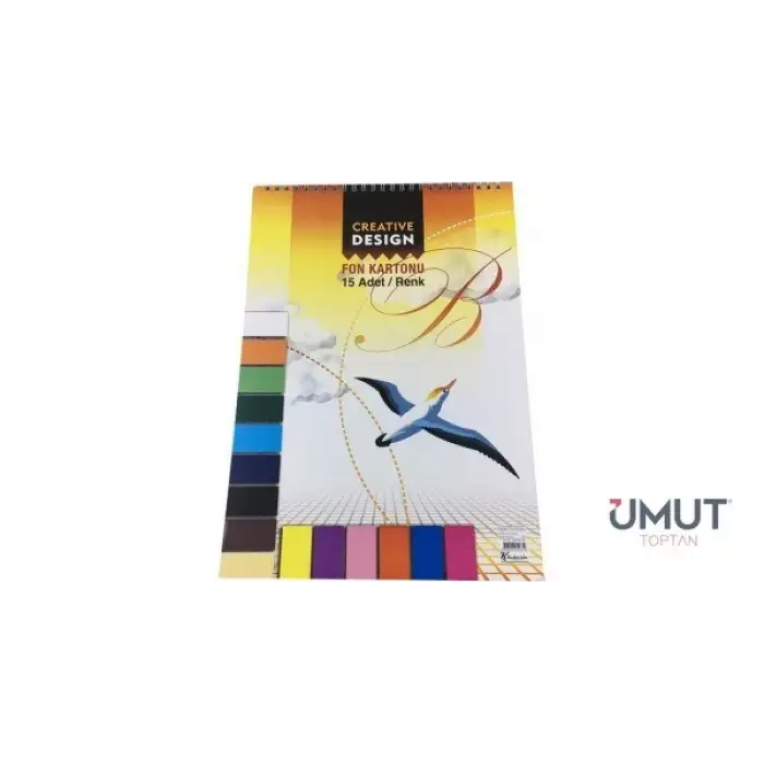 KESKİN SPİRALLİ FON KARTONU 25X35 15 YAPRAK