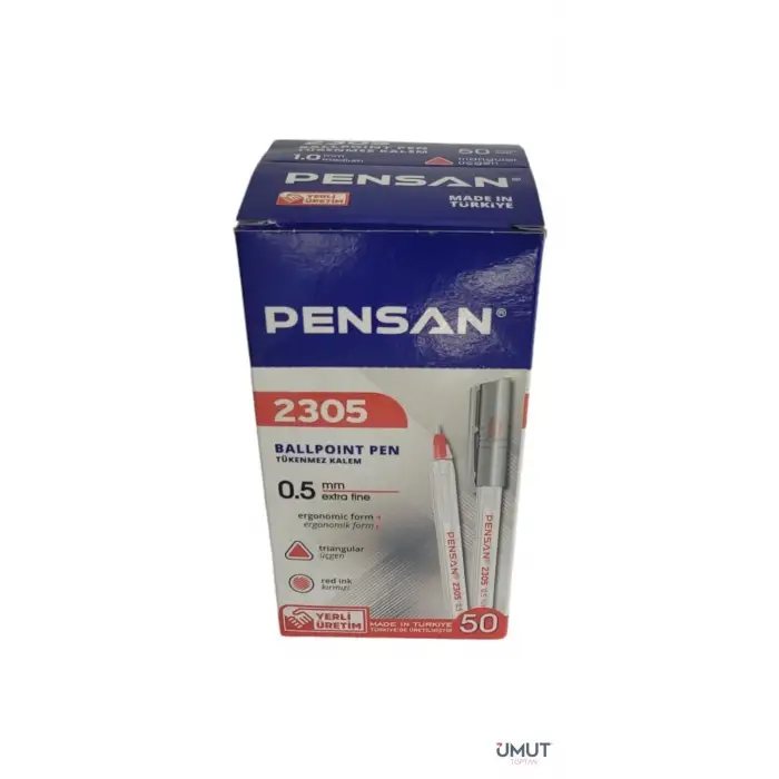 PENSAN TÜKENMEZ KALEM ÜÇ.KIRMIZI 0.5MM 2305
