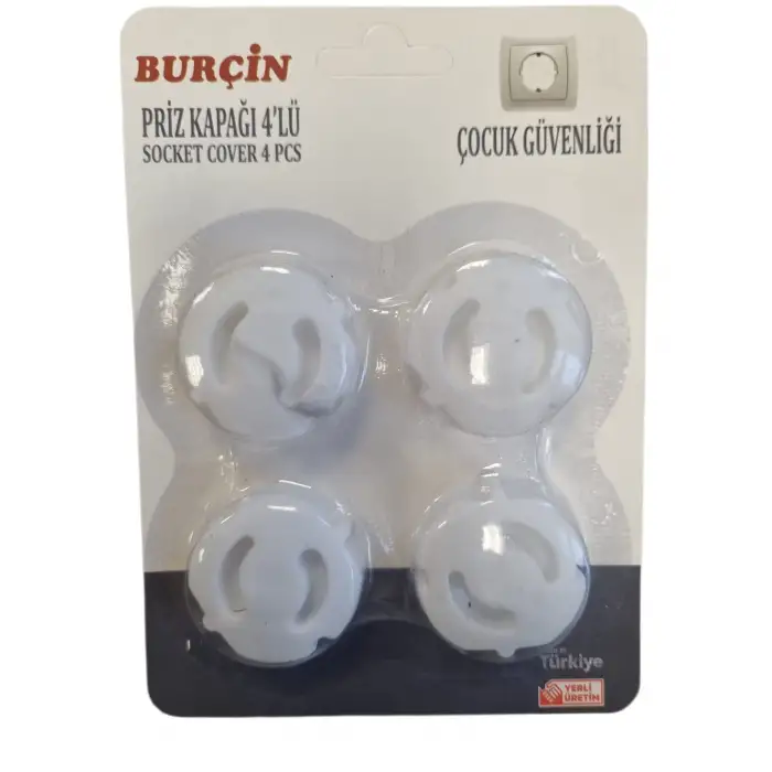 BURÇİN PRİZ KAPAĞI 4 LÜ