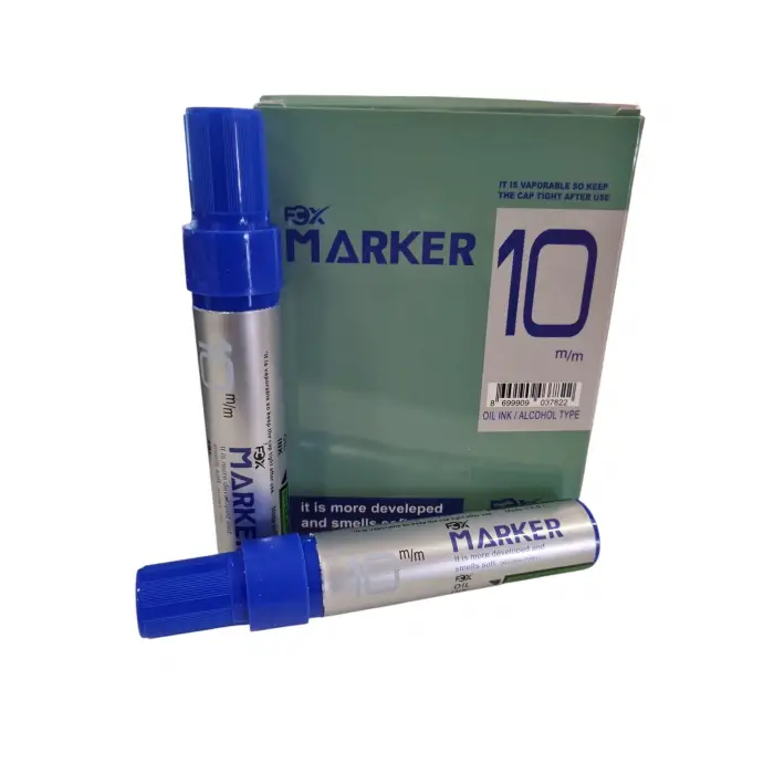 FCX 10 MM MAVİ KESİK UÇ MARKÖR FC-270/M (PK-12Lİ)