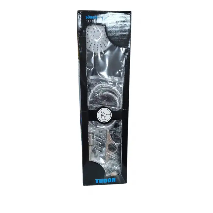 TUDOR SÜRGÜLÜ LÜX DUŞ SETİ KROM TDR-258