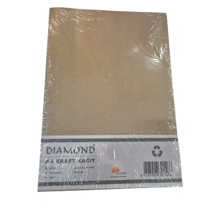 DIAMOND A4 KRAFT KAĞIDI 90 GRM 50 Lİ