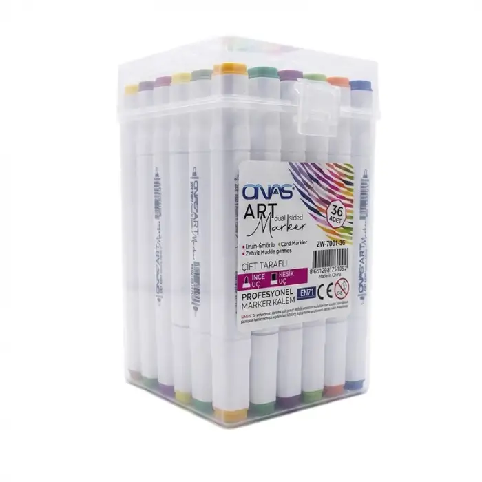 ONAS ÇİFTLİ MARKER KALEM ZW-7001-36 (PK-36/KT-216)