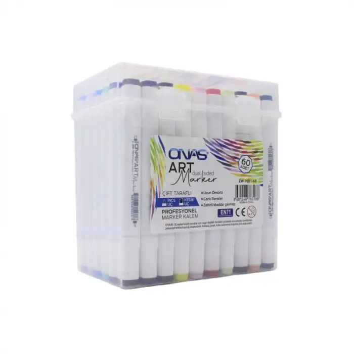 ONAS ÇİFTLİ MARKER KALEM ZW-7001-60 (PK-60/KT-120)