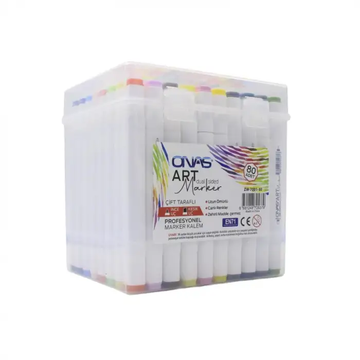 ONAS ÇİFTLİ MARKER KALEM ZW-7001-80 (PK-80/KT-160)