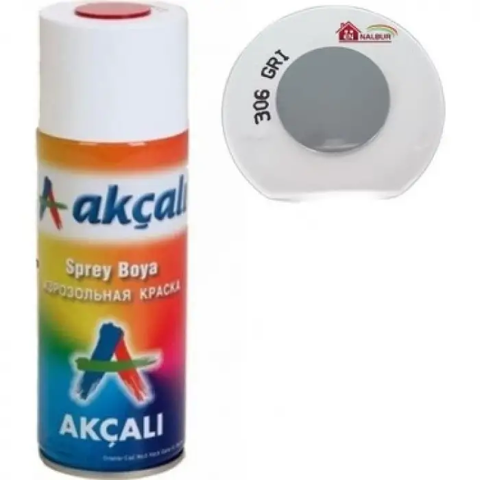 AKÇALI SPREY BOYA GRİ 400 ML 306