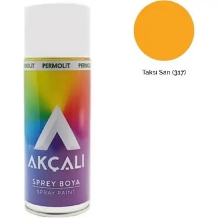 AKÇALI SPREY BOYA TAKSİ SARISI 400 ML 317