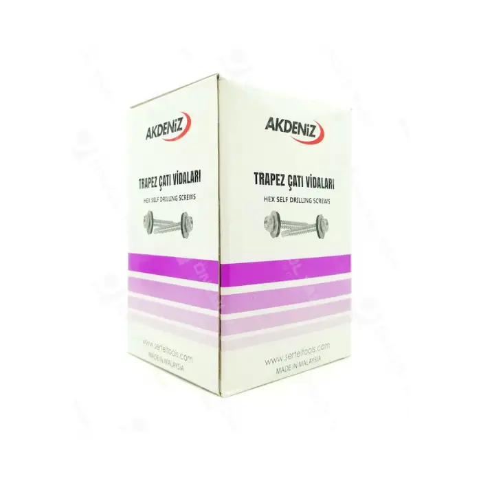 AKDENİZ TRAPEZ ÇATI VİDASI 5,5 X 25 MM 450 Lİ