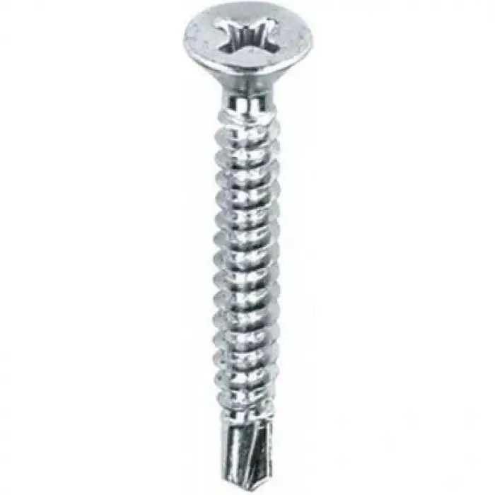 AKDENİZ YHB MATKAP UÇLU VİDA STOPERLİ 4,2X38 500LÜ