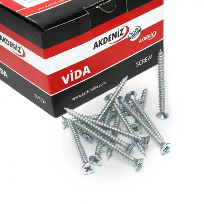AKDENİZ YHB SUNTA VİDASI 4,0 X 60 200 LÜ
