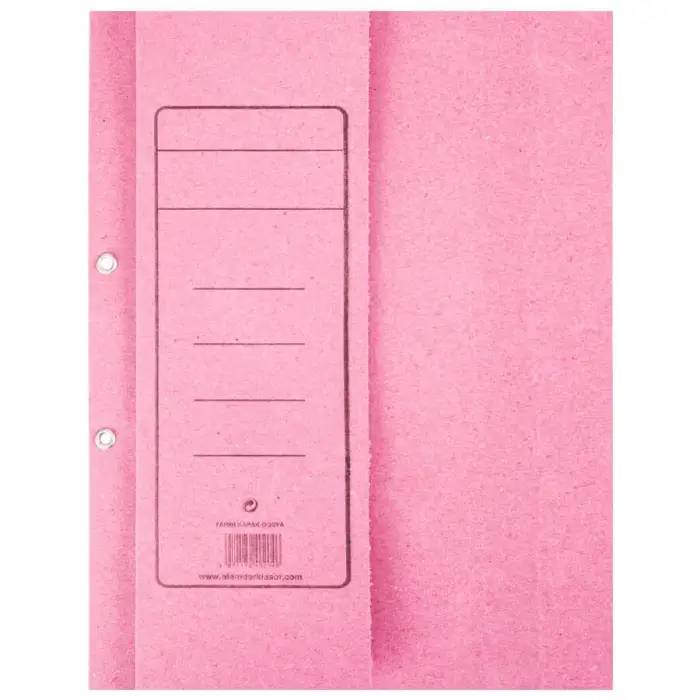 ALEMDAR YARIM KAPAK KARTON DOSYA PEMBE 50 Lİ