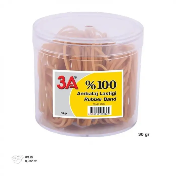 ARK AMBALAJ LASTİĞİ 30 GR 10301 (PKT-6 LI)