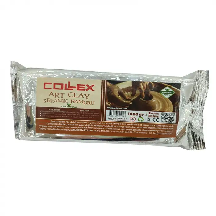 ARK COLLEX SERAMİK KİL HAMURU 1000 GR KAHVE 2109