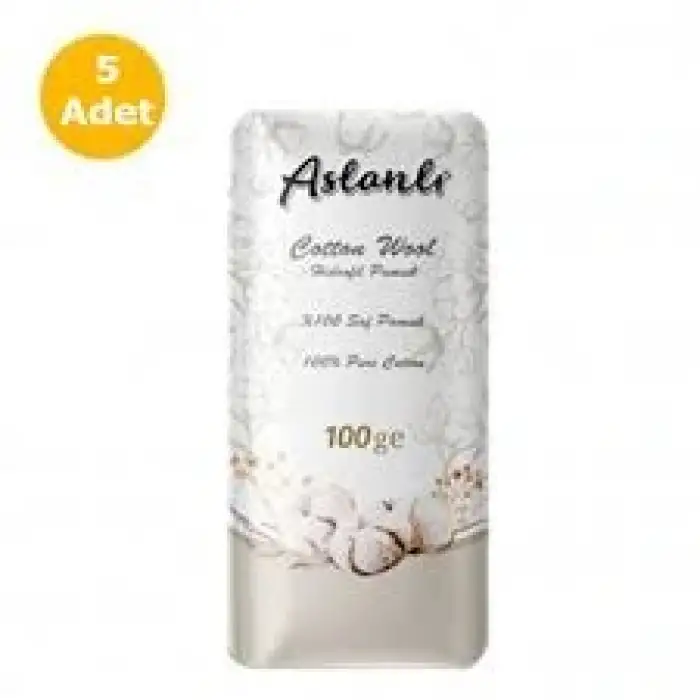 ASLANLI PAMUK 100 GR (PKT-5 Lİ)