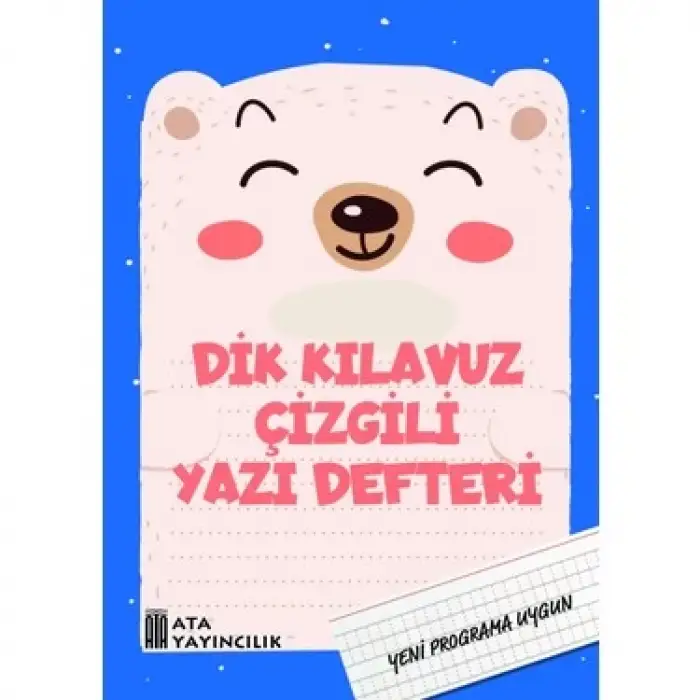 ATA KILAVUZ ÇİZGİLİ YAZI DEFTERİ DİK BÜYÜK BOY