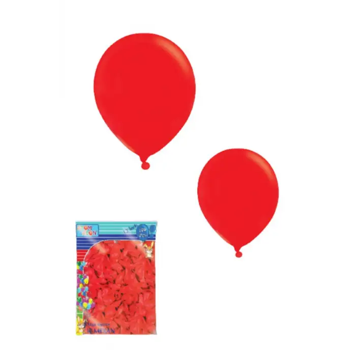 ATOM BALON İÇ MEKAN KIRMIZI 100 LÜ
