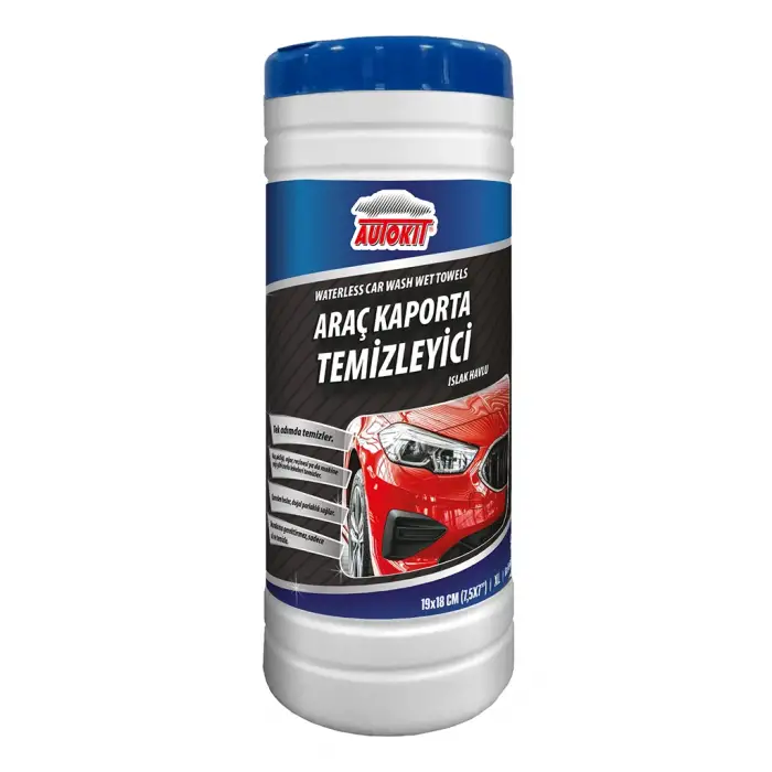 AUTOKIT KAPORTA TEMİZ.ISLAK HAVLU 50 Lİ FA2-1302