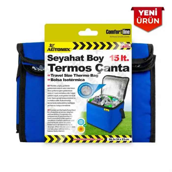 AUTOMIX SEYAHAT BOY TERMOS ÇANTA 15 LT 44841