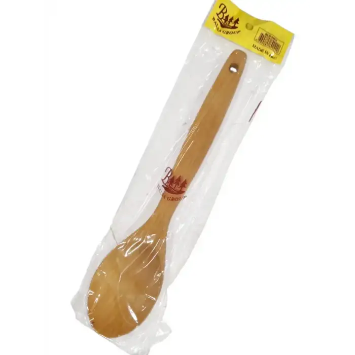 BALSA AHŞAP KAŞIK VERNİKLİ 30 CM BLS-01A