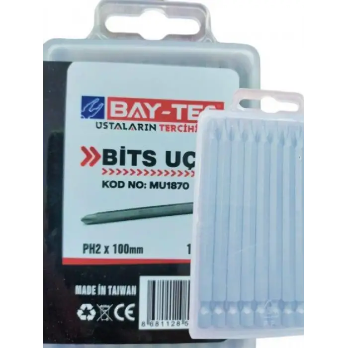 BAY-TEC BİTS UÇ PH2-100MM YILDIZ MU-1870(PK-10 LU)