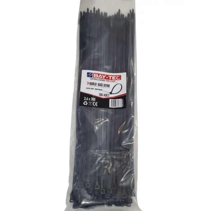BAY-TEC CIRT KELEP.(KABLO BAĞI)3,6X300 100 LÜ 1805