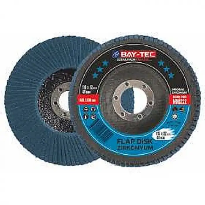 BAY-TEC FLAP DİSK ZİRKONYUM 115 MK-0222(PKT-10 LU)