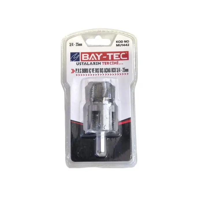 BAY-TEC PVC BORU İÇ VE DIŞ AÇMA UCU 3/4-25MM 1442