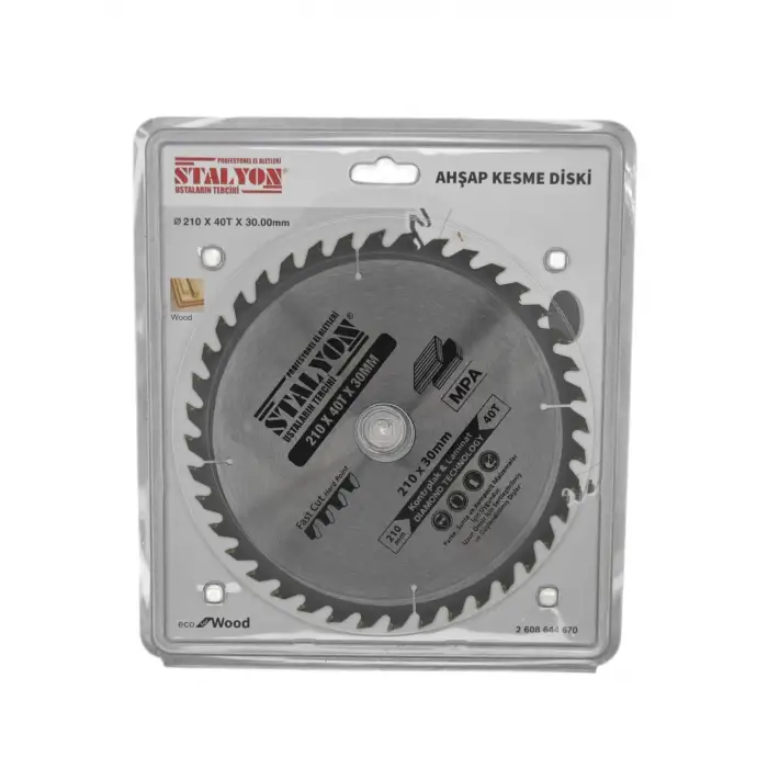 BAY-TEC STALYON AHŞAP KESME DİSKİ 210MM KD-006