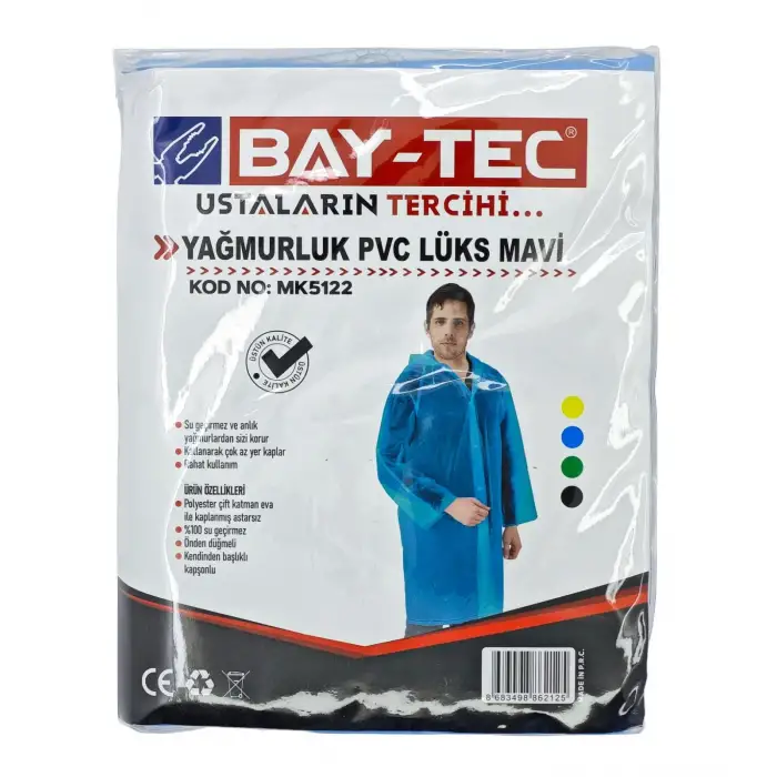 BAY-TEC YAĞMURLUK PVC ASTARLI LÜKS MK-5120-21-22-2