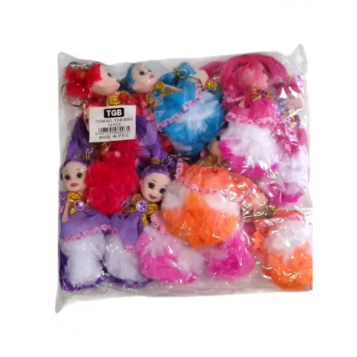 BEBEKLİ PELUŞ ANAHTARLIK TGB-8003 (PKT-12 Lİ)