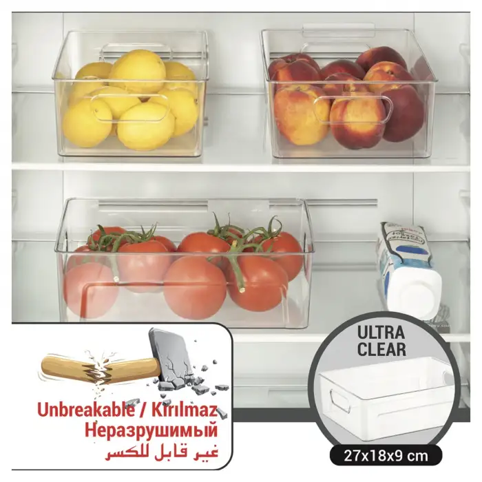 BEE HOME BUZDOLABI ORGANİZERİ 27X18X9 CM 810