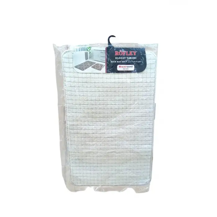 BERRONİ PELUŞ RÖFLEY KLOZET TAKIMI SET 2 Lİ