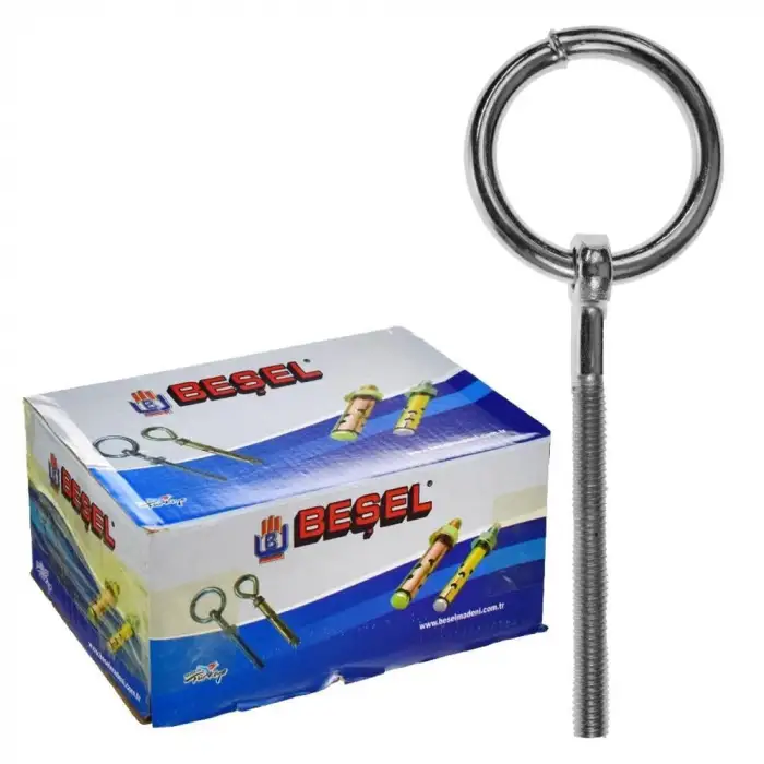 BEŞEL HALKALI CİVATA M6 BA-906 (PKT-60 LI)