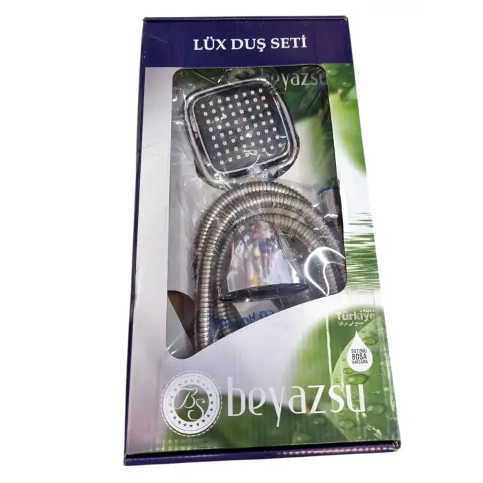 BEYAZSU DUŞ SETİ LÜKS KARE SİYAH KUTULU