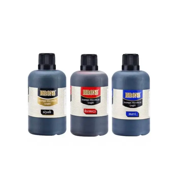 BRONS ISTAMPA MÜREKKEBİ SİYAH BR-314
