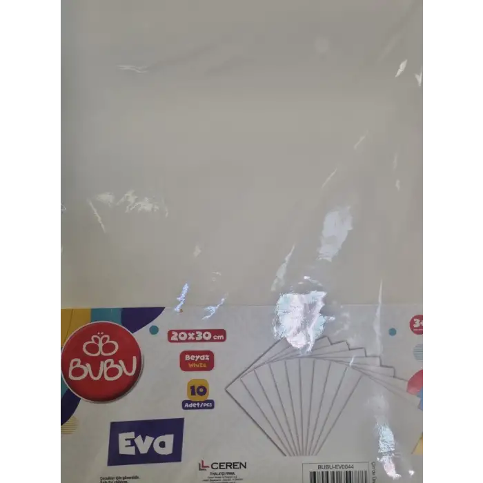 BU-BU 20X30 BEYAZ EVA 10 LU EV-0044