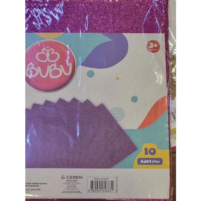 BU-BU 50X70 SİMLİ MOR EVA 10 LU EV-0032